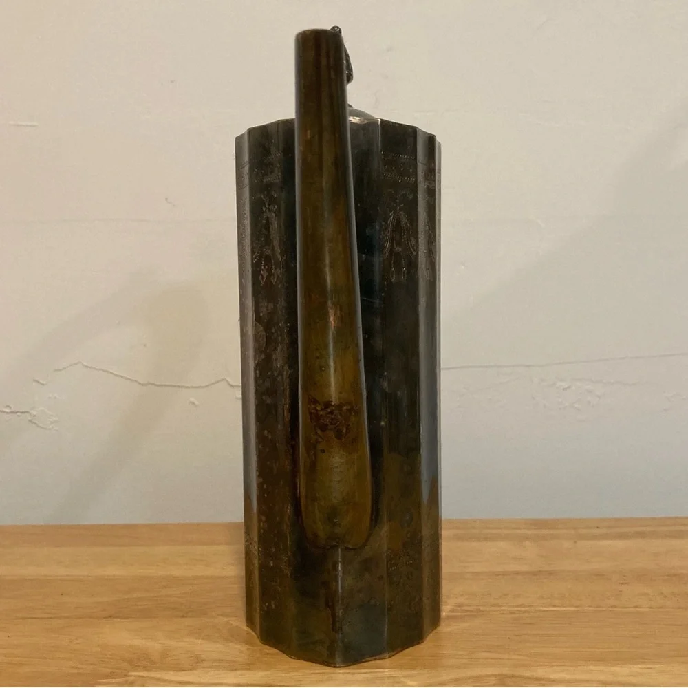 1960s Lunt Silver Plate Coffee Pot Mid Century Vintage - Picture 3 of 16